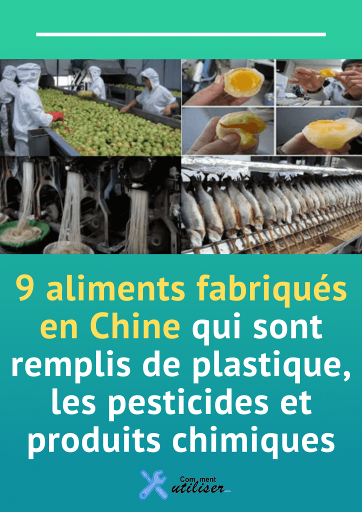 Liste Des Pneus Chinois à éviter 9 aliments fabriqués en Chine qui sont remplis de plastique, les