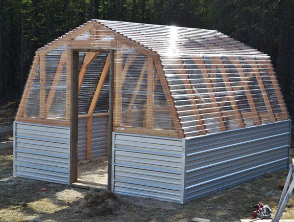 DIY Barn Greenhouse Plan