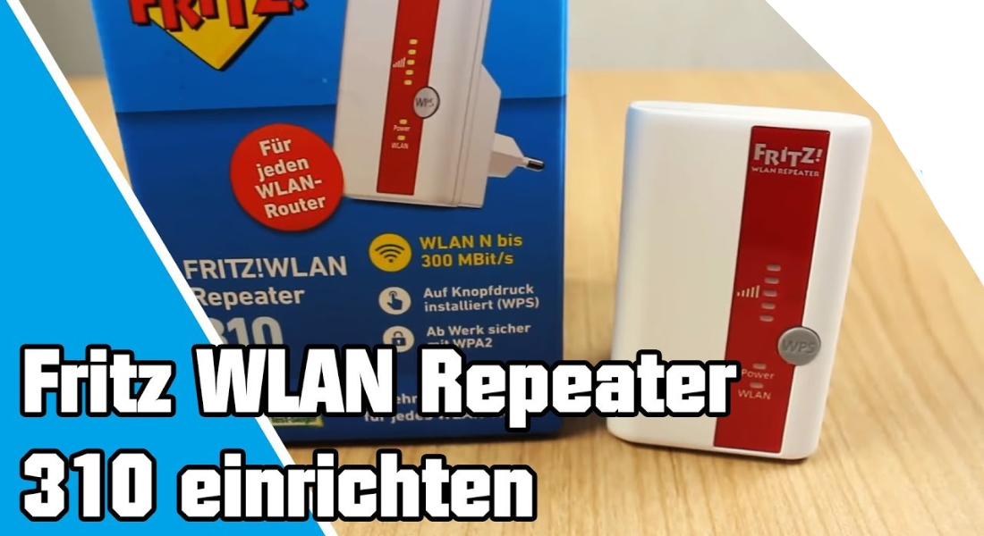 Fritz WLAN Repeater 310 einrichten WLAN verbessern 📡 Haustipps