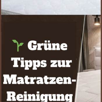 Reinigen und Desinfizieren Sie Ihre Matratze auf natürliche Weise