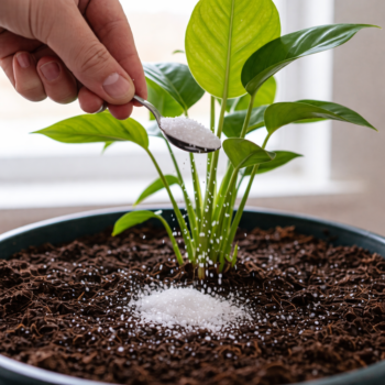 🌱 Warum ist es clever, 1 Löffel Zucker auf Pflanzen zu geben?