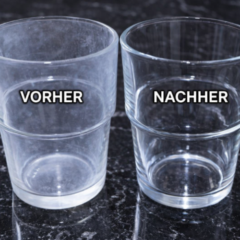 Weiße Schlieren auf Gläsern entfernen – bewährte Hausmittel, die wirklich helfen