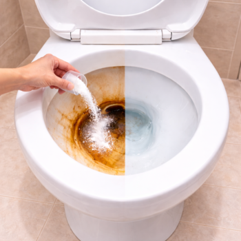 Schwarze Ablagerungen in der Toilette entfernen: Der Hotel-Trick, der wirklich funktioniert 🚽