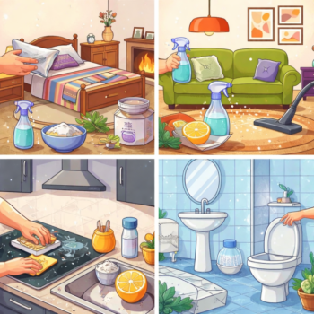 🧼 Der perfekte Reinigungsplan für ein sauberes Zuhause: Ein einfacher, natürlicher Leitfaden für jeden Tag