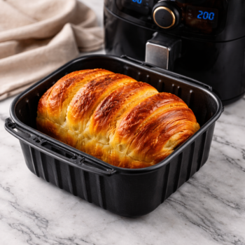 Luftige Butter-Brioche im Airfryer – Goldbraun, saftig und gelingsicher
