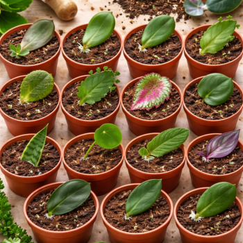 🌿 20 Pflanzen, die Sie ganz einfach über ein Blatt vermehren können – Schritt-für-Schritt Anleitung