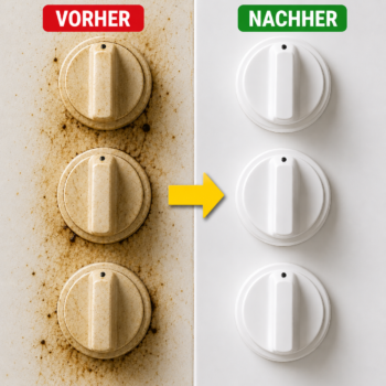 Vergilbte Küchenknöpfe reinigen: Dieser einfache Hausmittel-Trick funktioniert wirklich ✨🧼