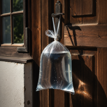 😲 Wasserbeutel gegen Fliegen: Warum hängen manche Menschen einen Beutel mit Wasser ans Fenster?