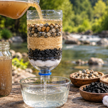 💧 Wasser mit einer Flasche filtern: Was ein DIY-Wasserfilter wirklich kann – und was nicht